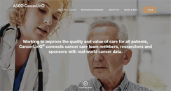 Desktop Screenshot of cancerlinq.org