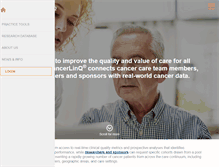 Tablet Screenshot of cancerlinq.org